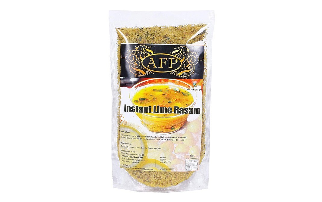 AFP Instant Lime Rasam    Pack  200 grams